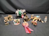 Figurines Boyd Bears Disney Classics Siamese cats Cagey Critters Painted ponies