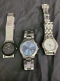 Lot of 3 watches Skagen, Kenneth Cole, Swiss