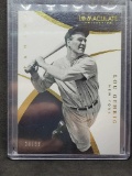 2015 Panini Lou Gehrig #26/99 baseball card