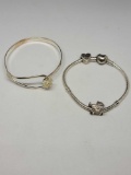 2 silver 925 bracelets Pandora 