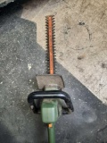 Black & Decker electric hedge trimmer 18 inch blade tested power on.