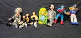 Variety of plush dolls Pee Wee, Simpsons and more