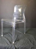 Domitala acrylic clear sitting chair