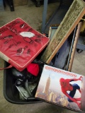 Spiderman Dvd collector set Everlast gloves Framed pic Boat cushion