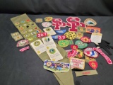 1960s Boy Scout Merit patches and Letterman patches
