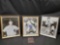 NYs Johnny Sain Ryne Duten Gordie Windhorn framed 8 x 10 photos Signed