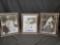 NYs Roger Heit Tom Sturdivant Virgil Truchs framed 8 x 10 photos Signed