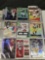 Binder of football, basketball, baseball cards 90s-2000s