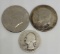 3 coin lot. 1971,1976 Kennedy half dollar, 1934-D silver quarter