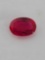 4.37 Ct Oval Red Ruby with Cert