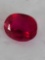 5.82 Ct Oval Red Ruby with Cert