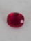 5.62 Ct Oval Red Ruby with Cert