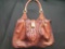 Brahmin Croc embossed Leather Purse