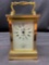 VINTAGE FRENCH L'EPEE GRANDE STRIKING REPEATER ALARM CARRIAGE CLOCK