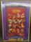 Kelloggs Walt Disney World Set Of 16 Mini Bean Plush Wall Banner With Display