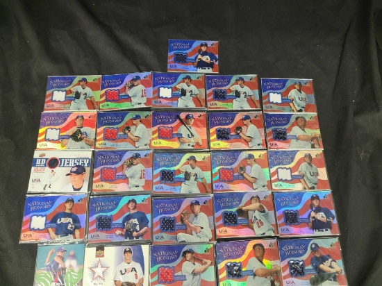 25 USA Jersey baseball cards