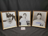 NYs Sonny Dixen Charlie Silvera Bob Del Greco framed 8 x 10 photos Signed