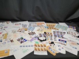 Stamp sheets and Vintage used stamps