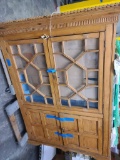 6ft Tall Antique or Vintage Display Cabinet repurposed barnwood