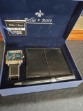 Bela & Rose watch, wallet and pen.Misc.jewerly boxes.