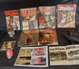 Michael Jordan magazines, Jack Nicklaus turbo golf, Misc pics.