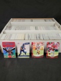 Box of 2000+ football cards late 2000s Rookie cards