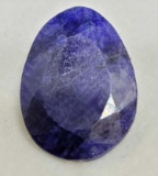 Blue Sapphire oval cut 10.95ct gemstone with ID card