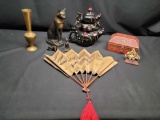 Mixed lot of Unique pieces Egyptian cat Fan
