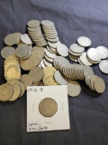 100 Mixed Date Problem-Free Liberty V Nickels from 1883-1912 good to fine