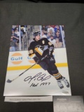 Mario Lemieux 8 x 10 photo Signed