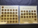 Wheat Penny Date Set Complete Volume 1 & 2 From 1909 to 1958 in Presentation Cases