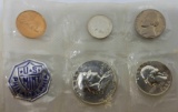 1956 US Mint Philadelphia Proof set with silver coins