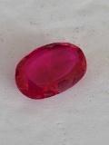 3.82 Ct Oval Red Ruby