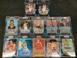12 basketball cards, Signature cards Rookies, Numbered
