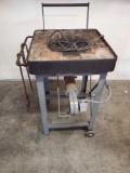 Coal forge with rebuilt blower and new switch. Tested power on