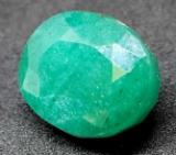 Oval cut Green Emerald gemstone 11.40ct