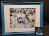 Framed 8 x 10 photo Dodgers Cody Bellinger Signed