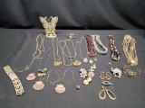 Vintage Costume Jewelry Earrings Necklaces watches bracelets