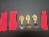 Gold plated Inca warriors from Peru