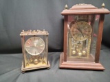 Mantle Clocks Heco Brass and Wood