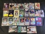 25 baseball cards Signature, Rookies