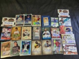 25 baseball cards. Signed Rookie cards