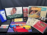 Mixed Collectibles lot. KCA Casette, promo posters, esquire, camera