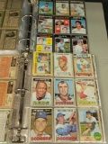 2 binders of 1960-70s Topps baseball cards.