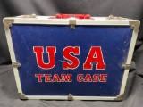 USA TEAM Case. Tin Storage case.