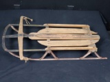 Yankee Clipper wood & metal sled
