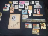 Lot of misc. old postcards and other old paperwork.