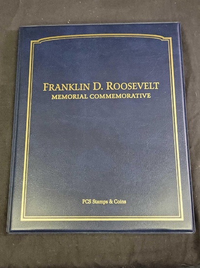 Franklin D. Roosevelt Memorial Commemorative Coin Album with Commemorative Dollar