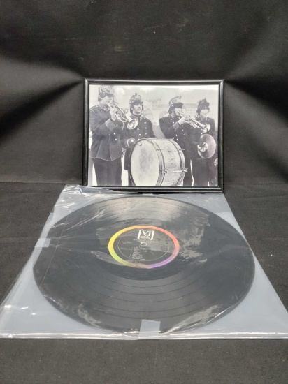 Framed photo Beatles VeyJay Records The Beatles Album