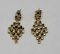 14kt gold Chandelier earrings
